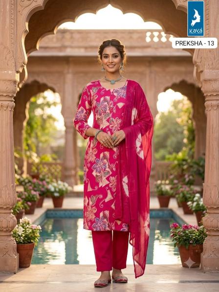 Kaya preksha 3pcs kurtis wholesale